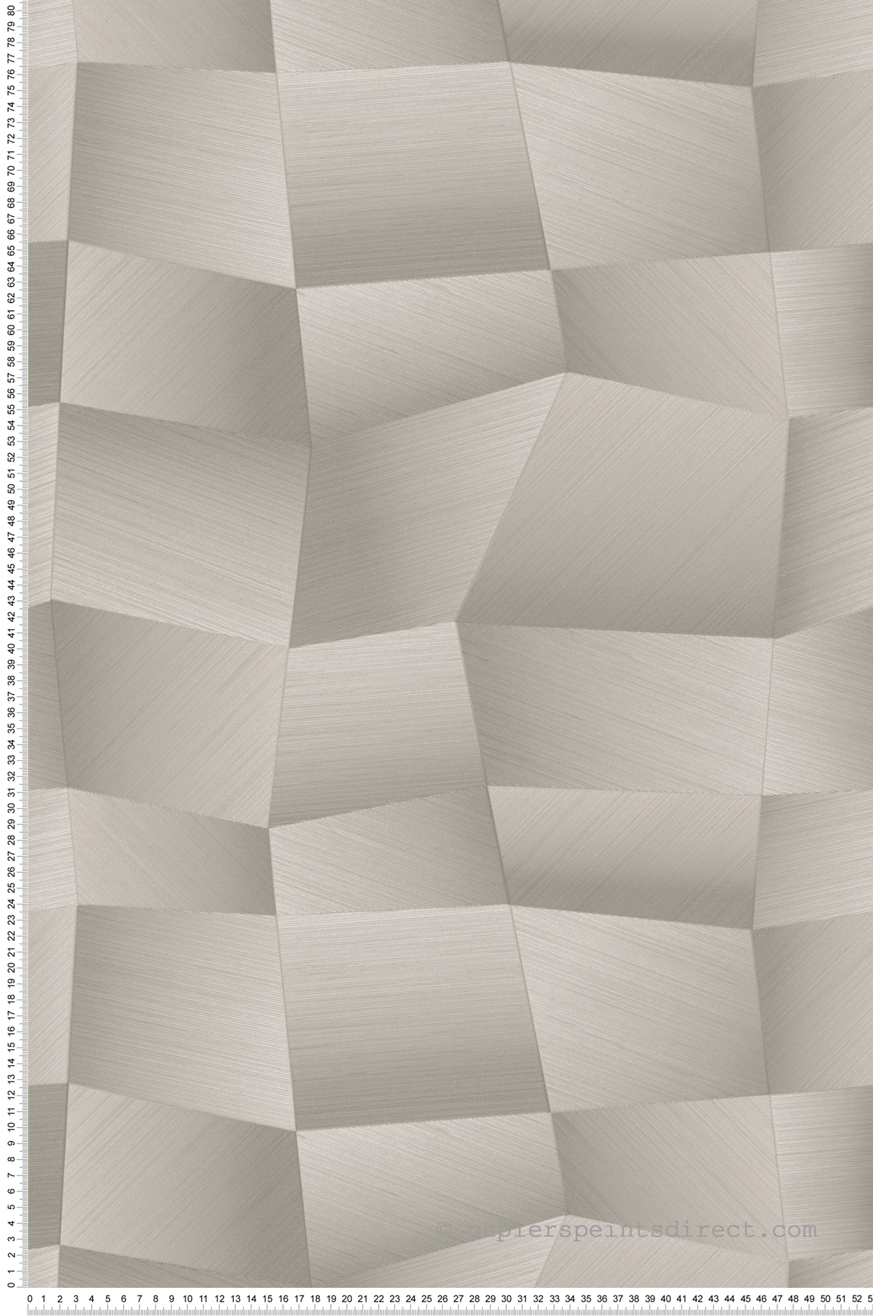 Papier peint Panneaux Géométriques Métal grège - Vibes & Styles d'A.S. Création | Réf. AS-791972