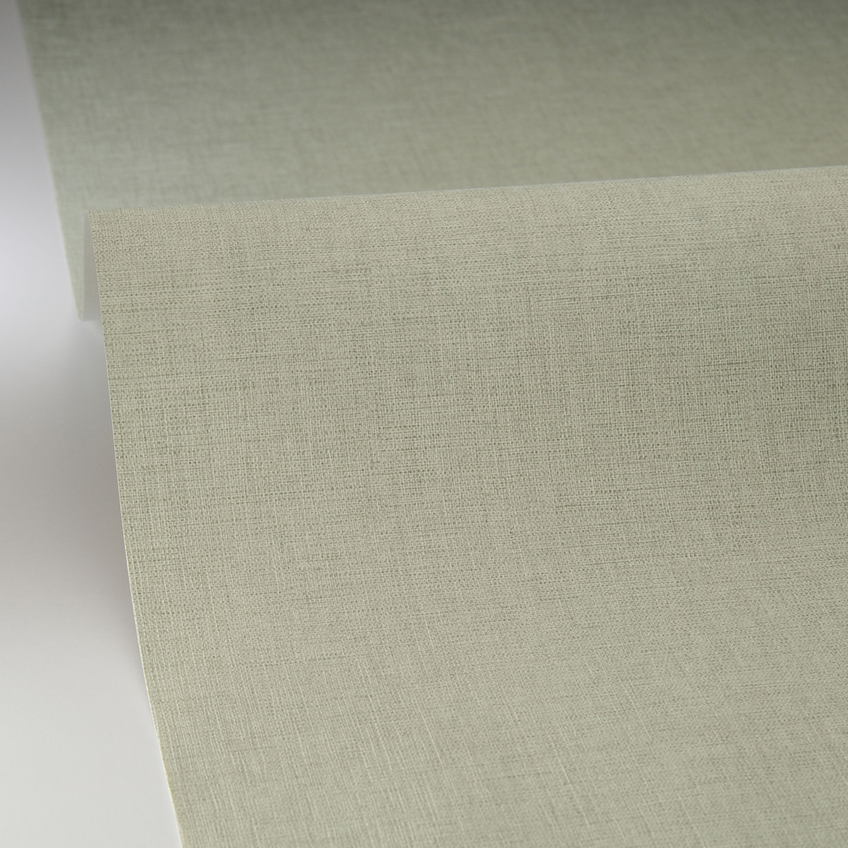 Papier peint Faux Uni Tissage vert eucalyptus - Maison Siméon de Casélio VAGUE | Réf. MSI103227410