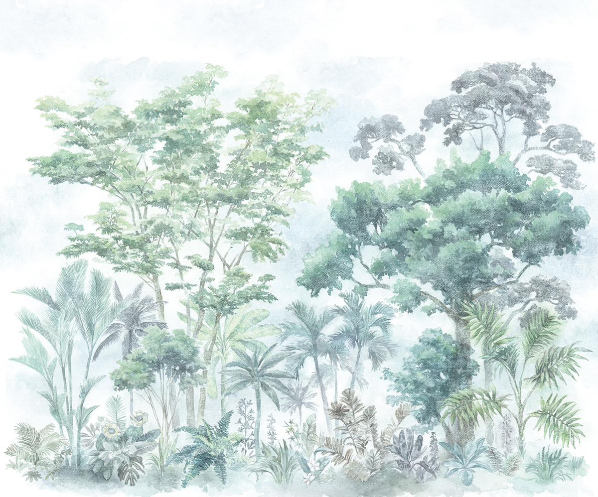 Papier peint panoramique Forêt Pride Woods - Papier peint Komar Pure 2