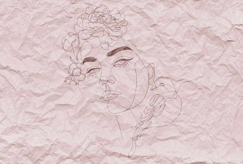 Papier peint panoramique Portrait Oiseau Paper Face 1 - Référence DD120197 - Intissé 200g/m2 - Standard 400 x 270