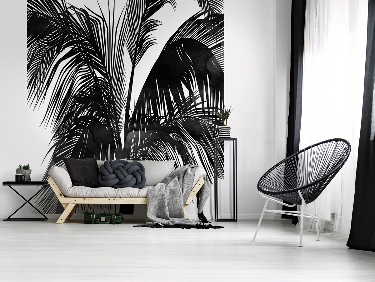 Papier peint panoramique Palmes Sunset Boulevard - Référence DD119913 - Intissé 200g/m2 - Standard 200 x 280