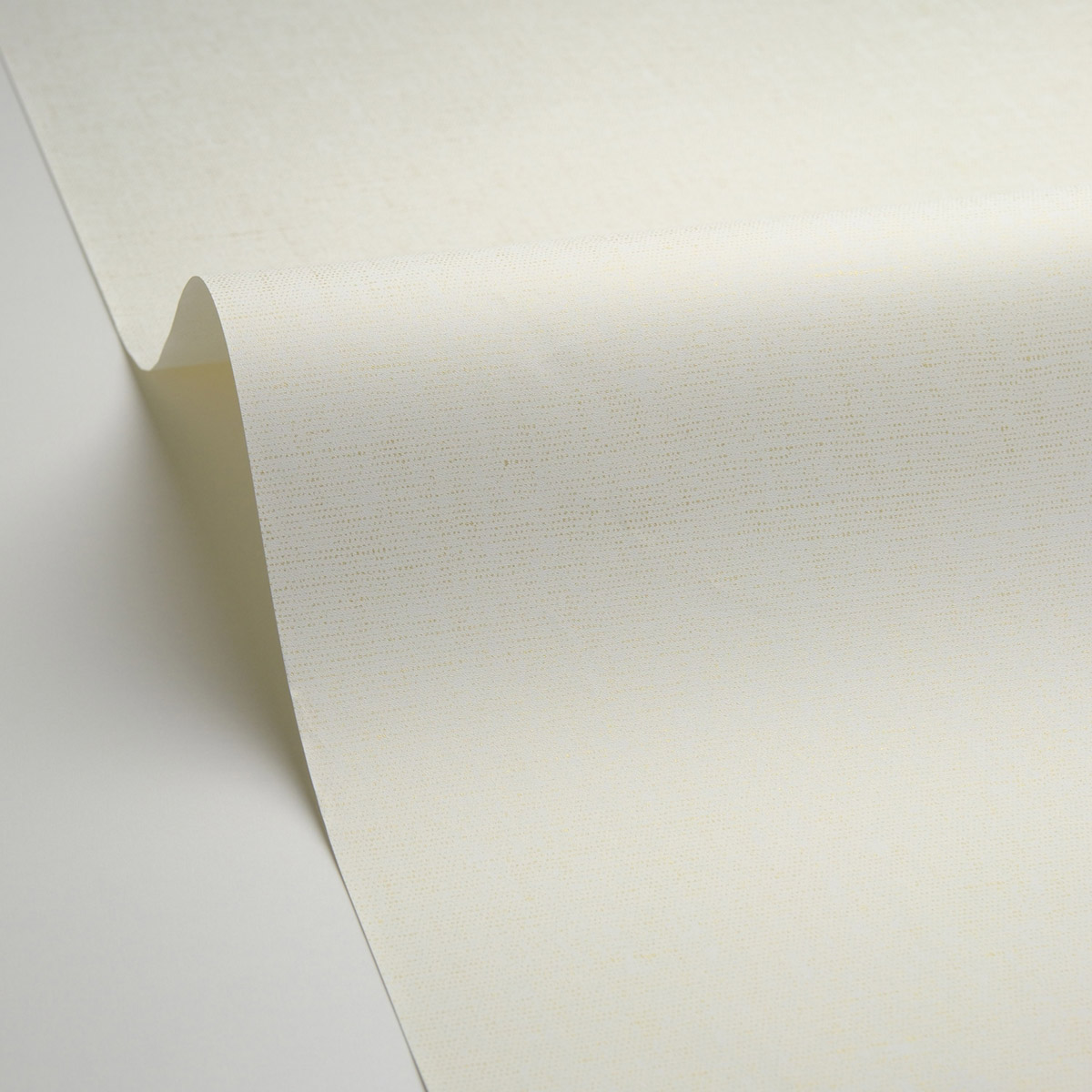 Papier peint Uni Lin blanc cassé doré - Elégance de Casélio | Réf. ELC103230020