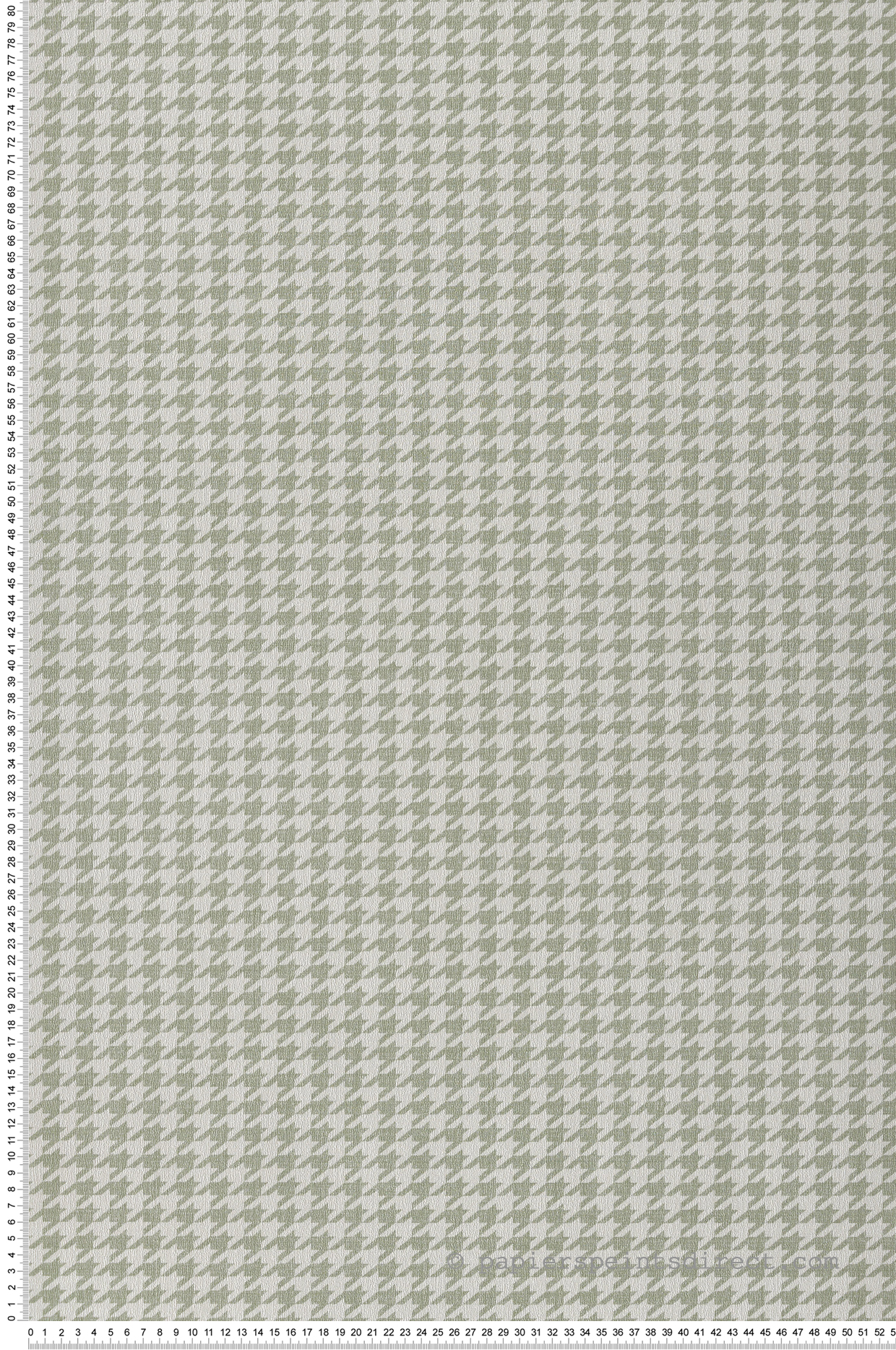 Papier peint Pied de Poule gris vert - Scala de Montecolino | Réf. MC-28865