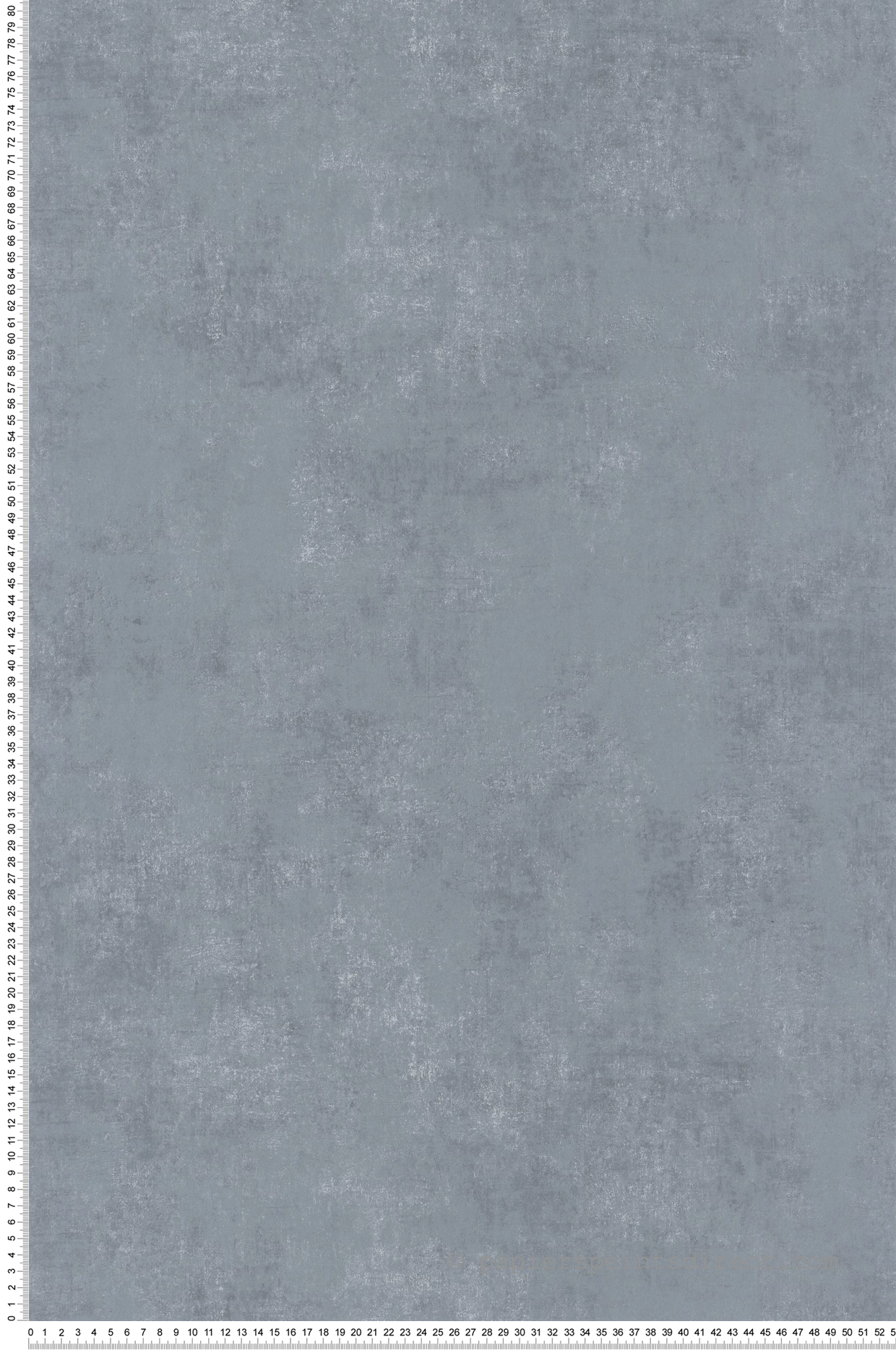 Papier peint Faux Uni Stone bleu étain et argenté - Voyage Onirique de Casadéco | Réf. ONIR80839424