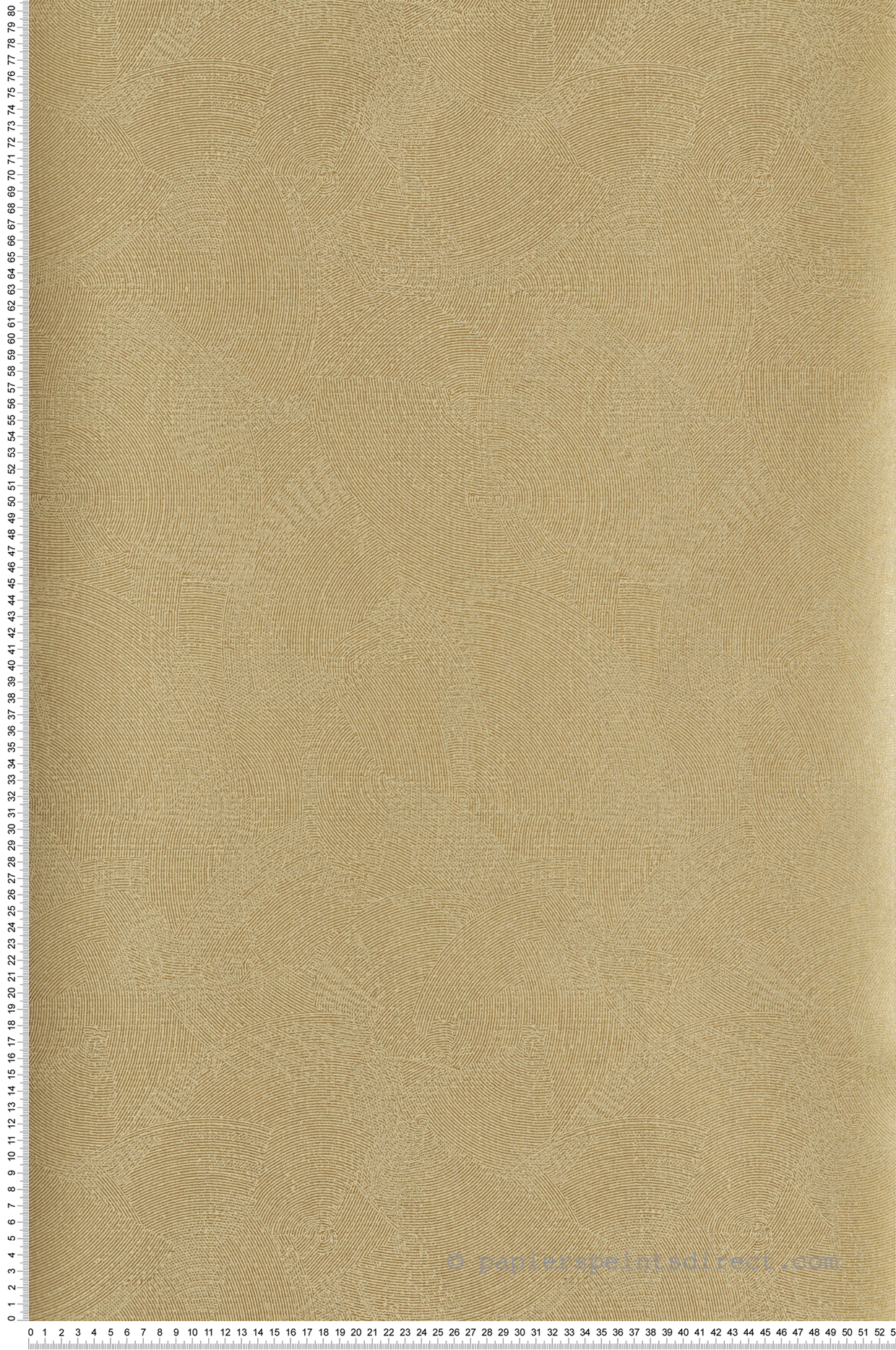 Papier peint Cercle Graphique beige mordoré - Attitude de Lutèce | Réf. LTC-DWP0366-04