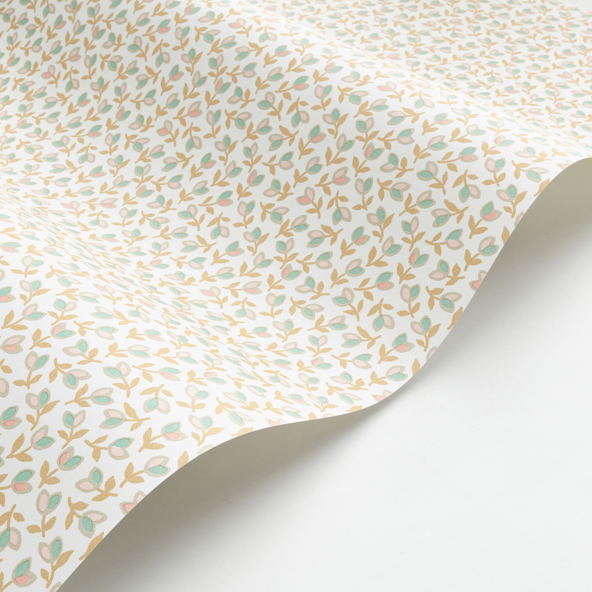 Papier peint Rétro Darwin Tulip camel rose - Flower Market de Casadéco AMB3 | Réf. FLOM89251323