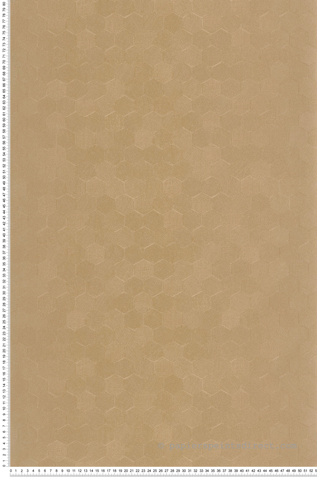 Papier peint Hexagone Meli doré - Solaris de Casadéco | Réf. SOLA201912888