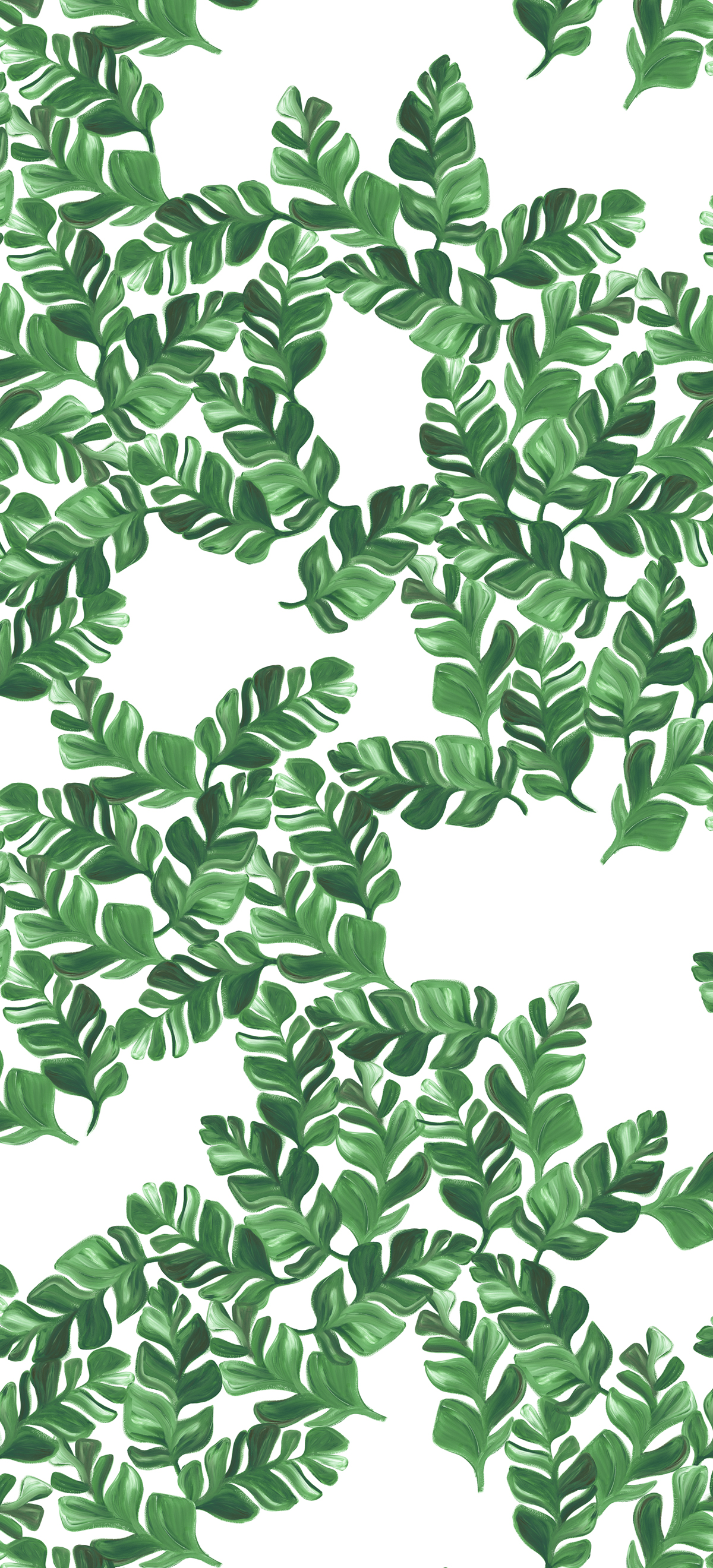 Papier peint panoramique Pacifico Vert B - 4/5/6 - Isidore Leroy