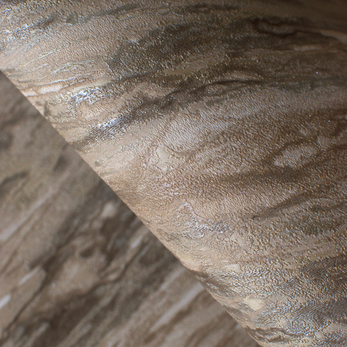 Papier Peint Marbre Paillettes taupe argenté - Venezia d'Ugépa AMB5| Réf. UGP-M66308