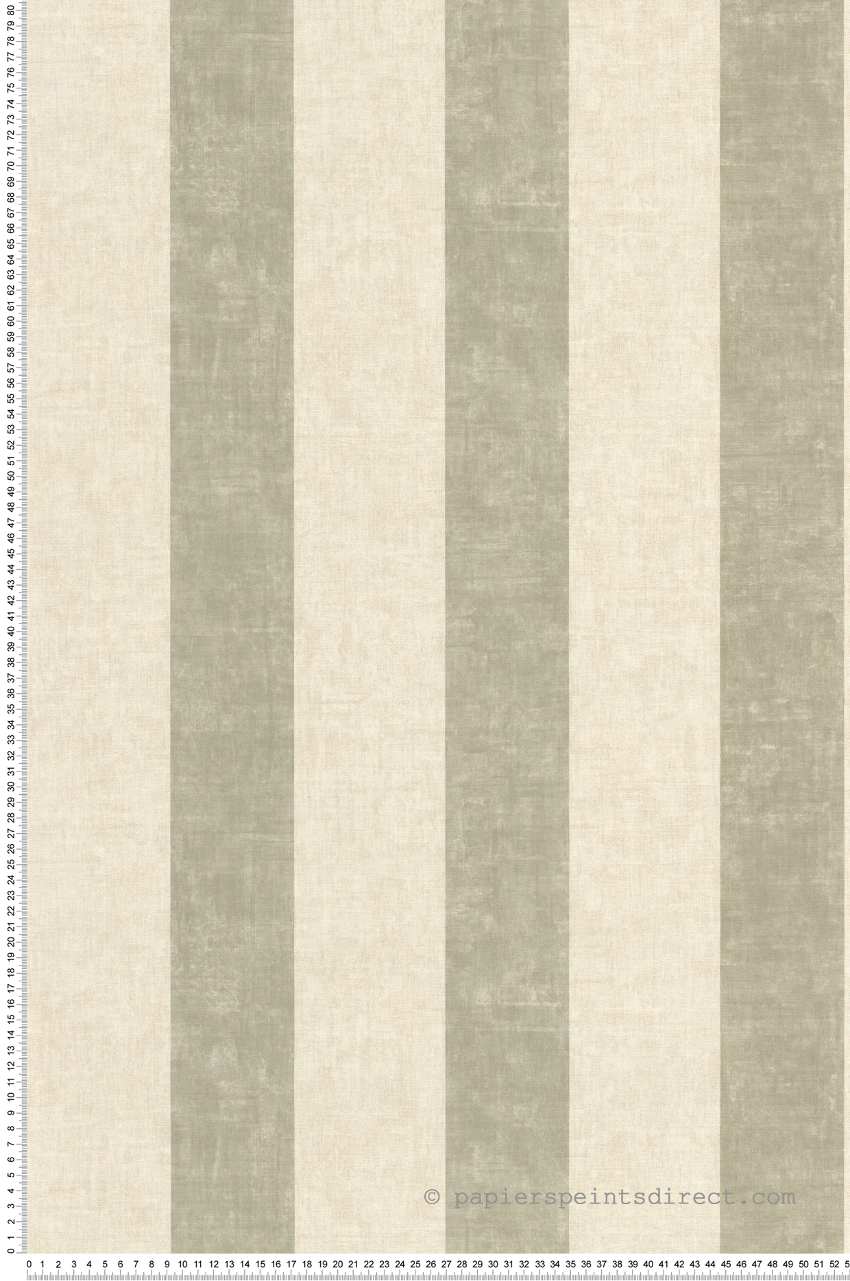 Papier peint Rayure Valse vert de gris - Les Rayures de Casadéco | Réf. RAYS87367106