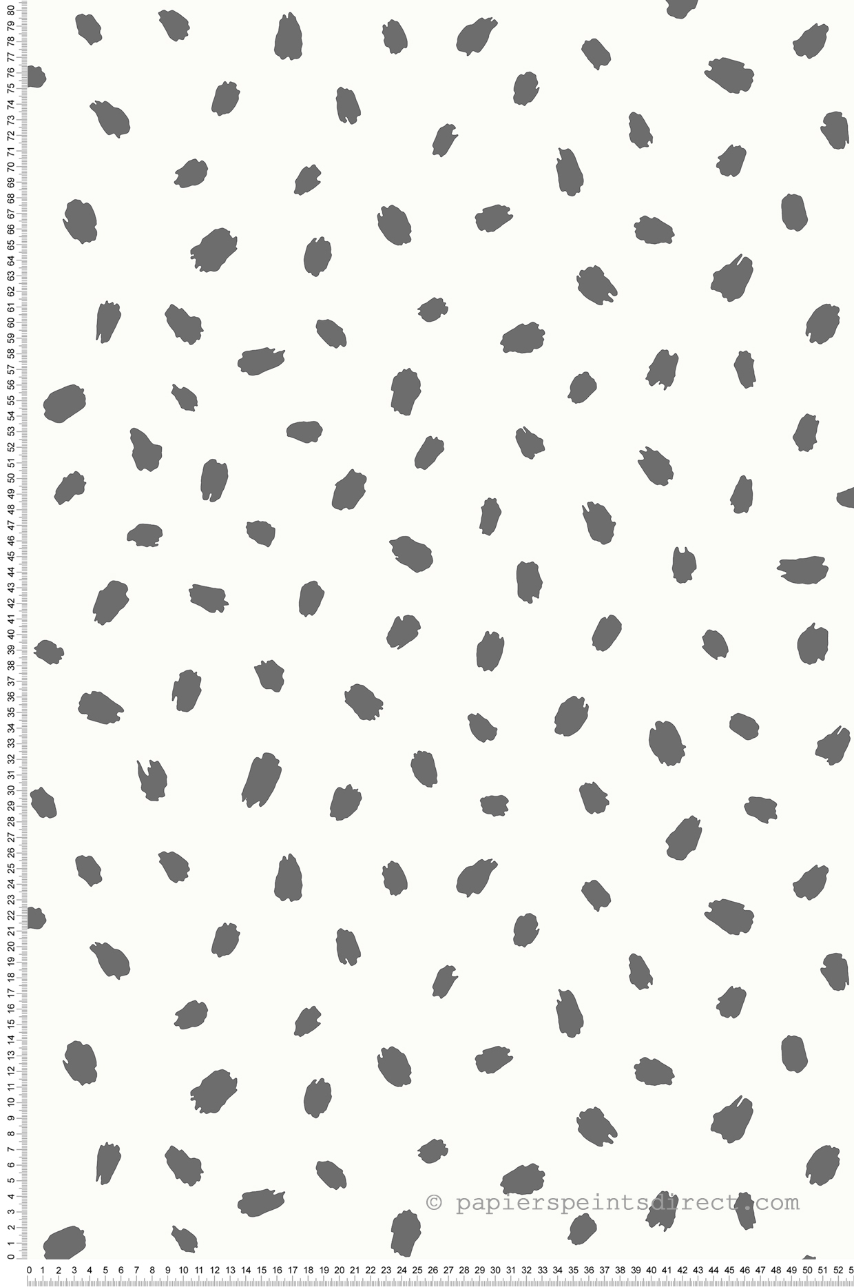 Papier peint Tâche Animaux noir et blanc - Imagine de Lutèce | Réf. LTC-DL27542