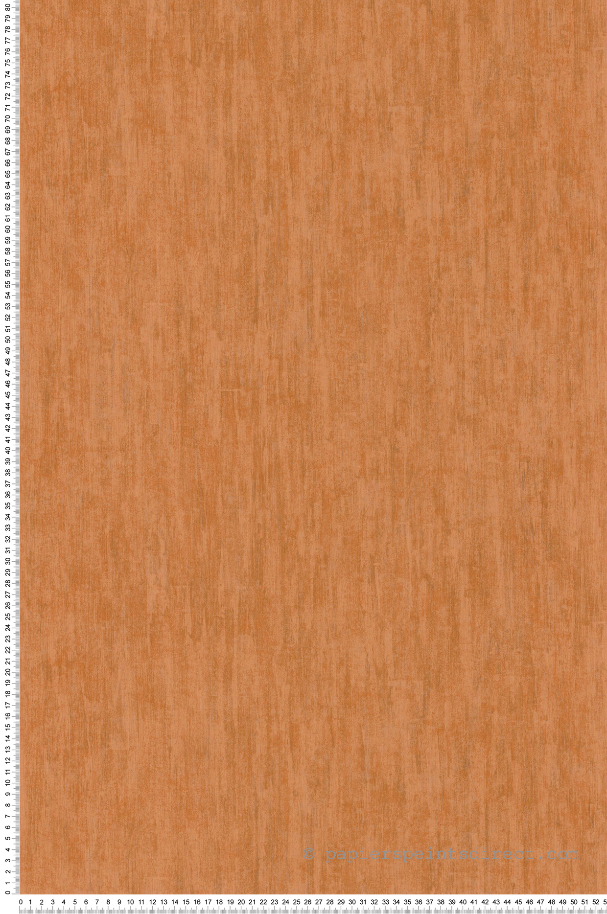 Papier peint faux uni Madera Orange - Cuba de Casadéco | Réf. CBBA84363347