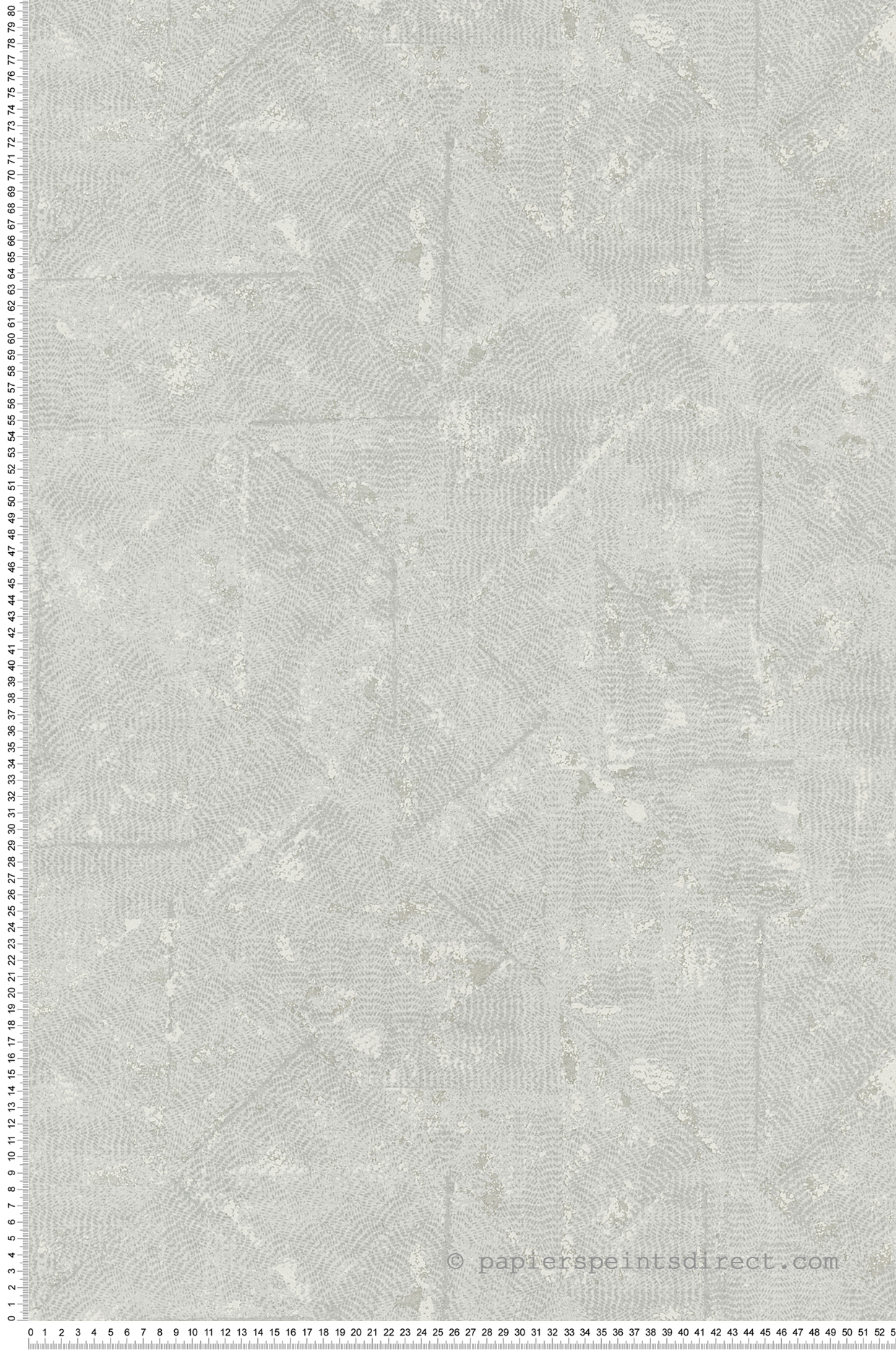 Papier peint ethnique Tribu géométrique gris argent - Tribeca de Montecolino | Réf. MC-36974-7