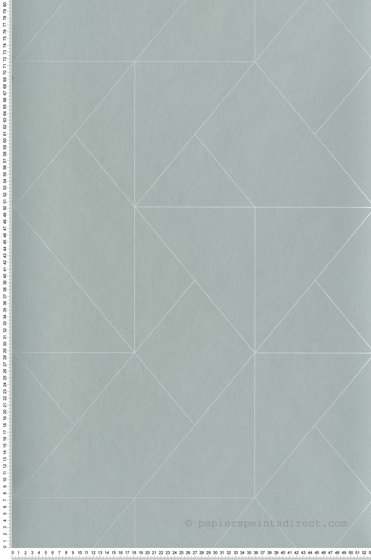 Papier peint Figure Subtilité Métallisé céladon argenté - Alchimie de Casadéco | Réf. ALMI89957247