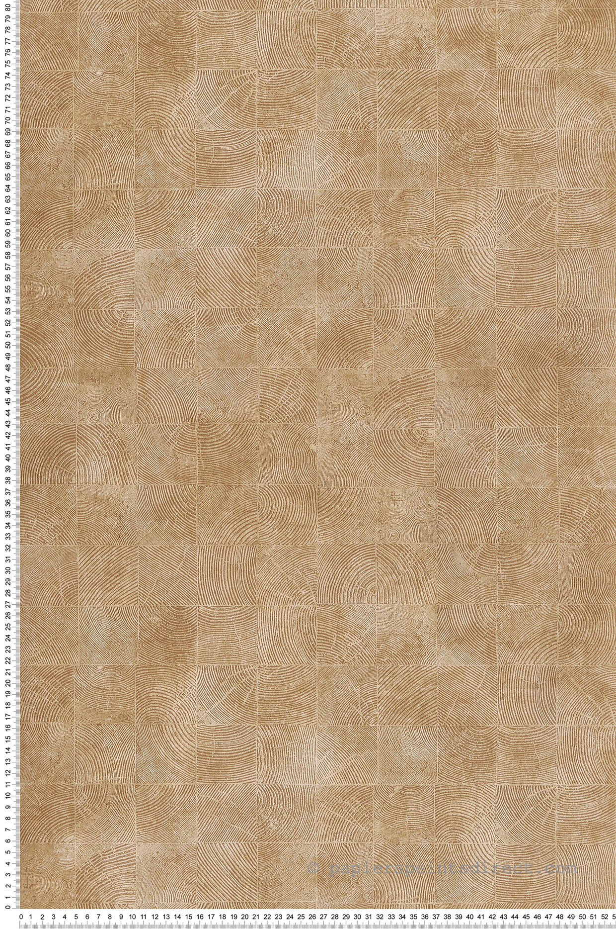 Papier peint Géométrique Chêne sable - Woods de Casadéco | Réf. WOOD86011318