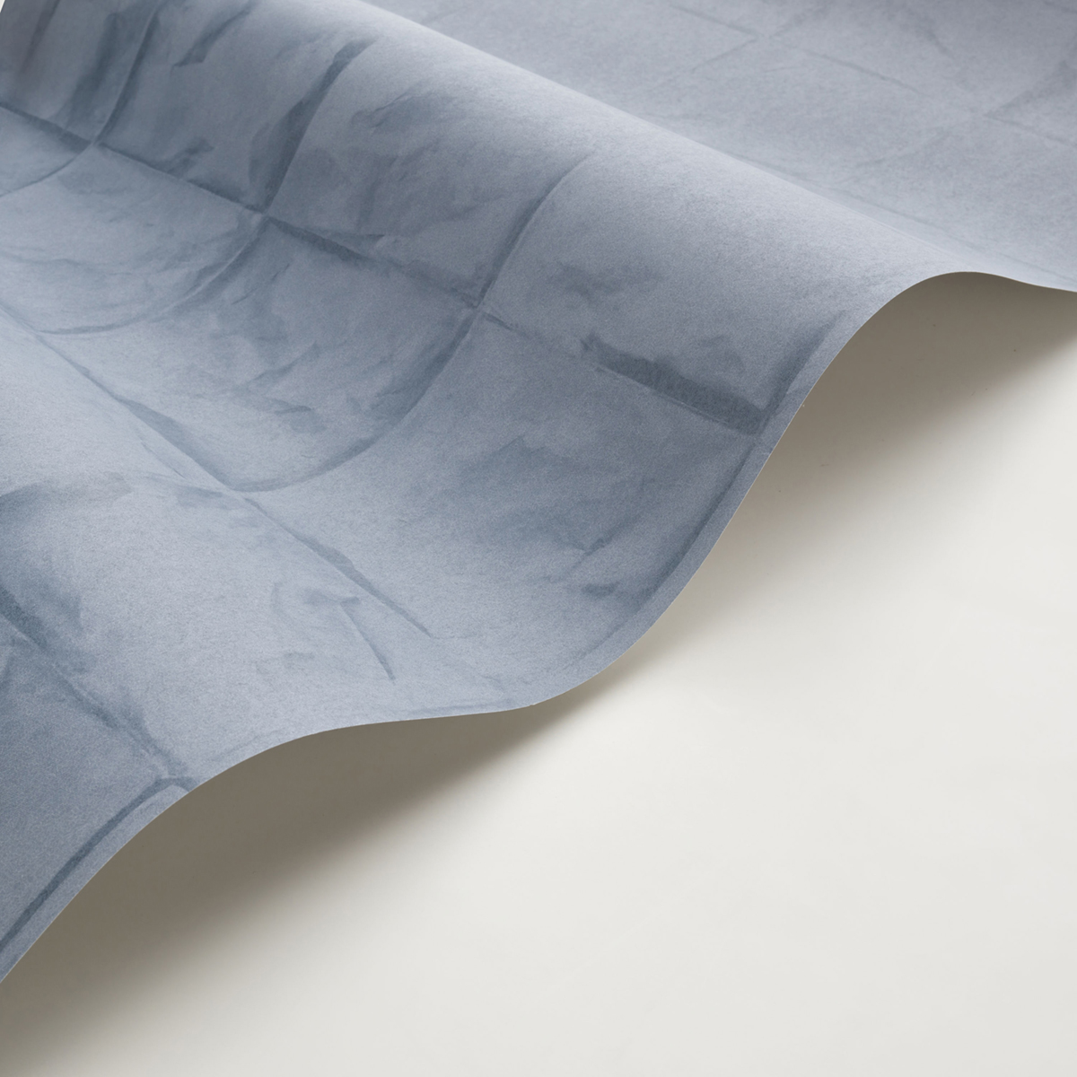 Papier peint Carreaux Papier Froissé bleu marine - Papercraft de Casadéco AMBV | Réf. PAPC89646556