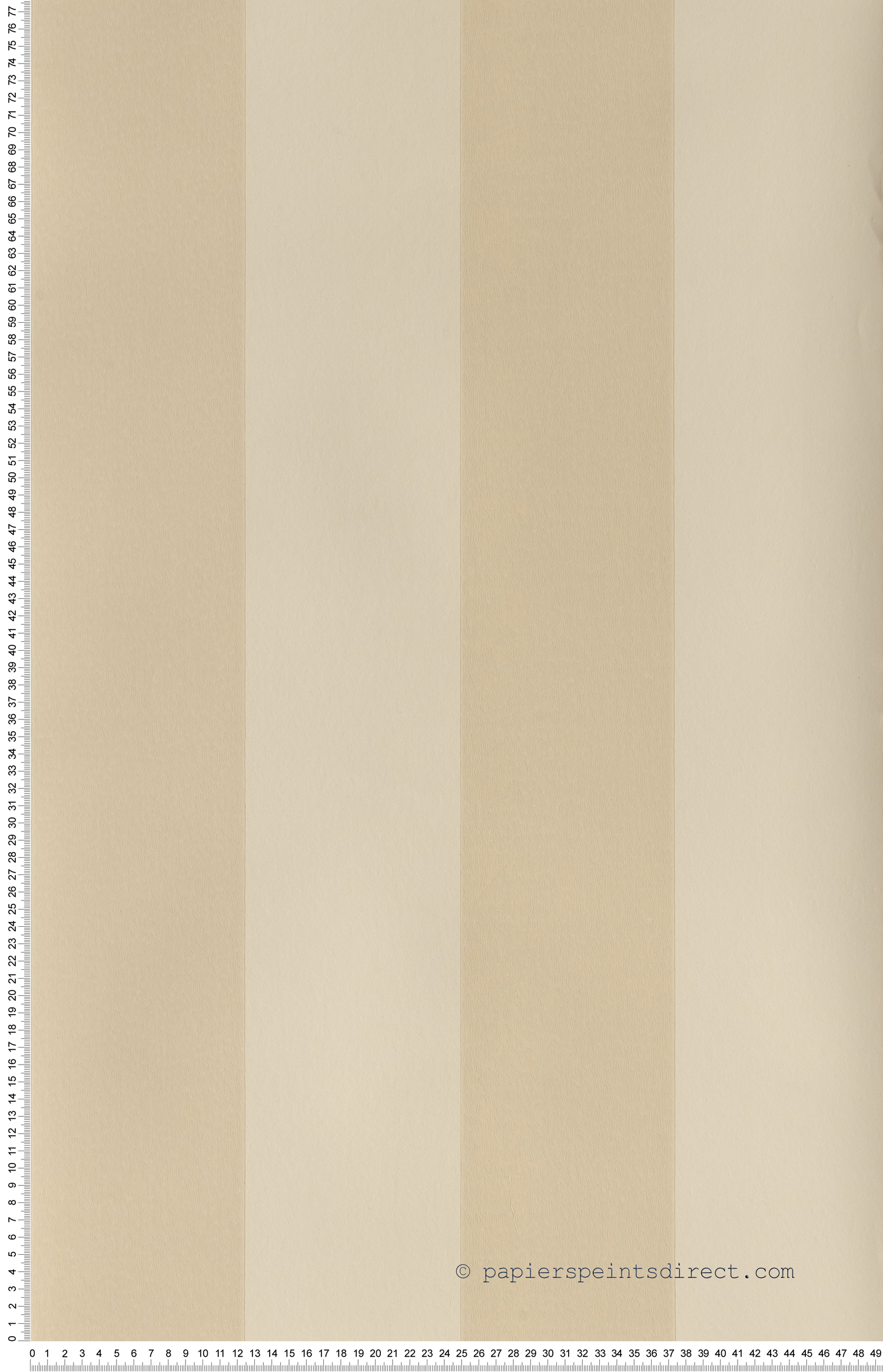 Larges rayures jaunes - Painted Papers de Little Greene