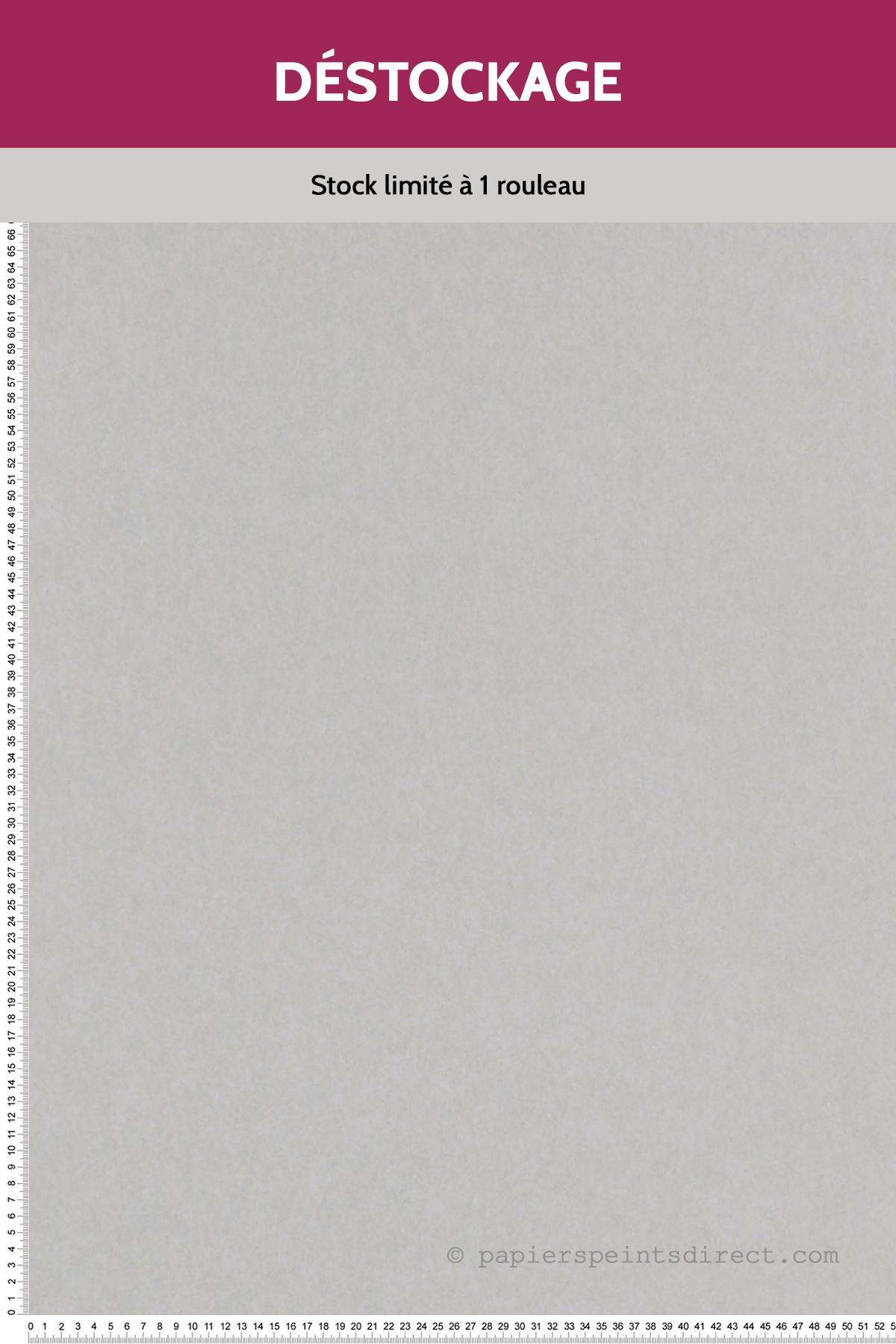 Papier peint Destockage - Chroma Stone Gris Pâle - Chroma