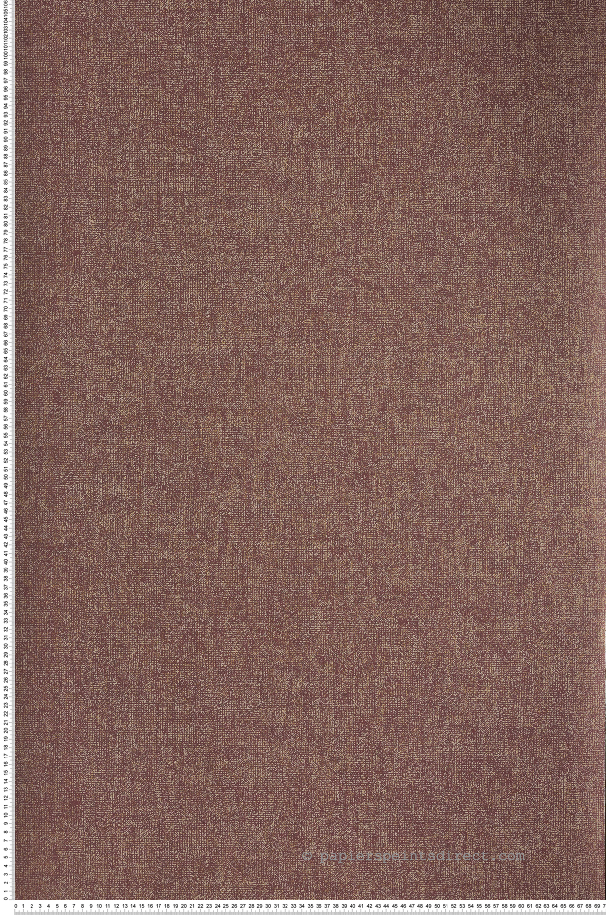 Papier peint Faux Uni Tacheté Tenere terracotta et doré - Mirage de Casamance | Réf. CAS-75283262