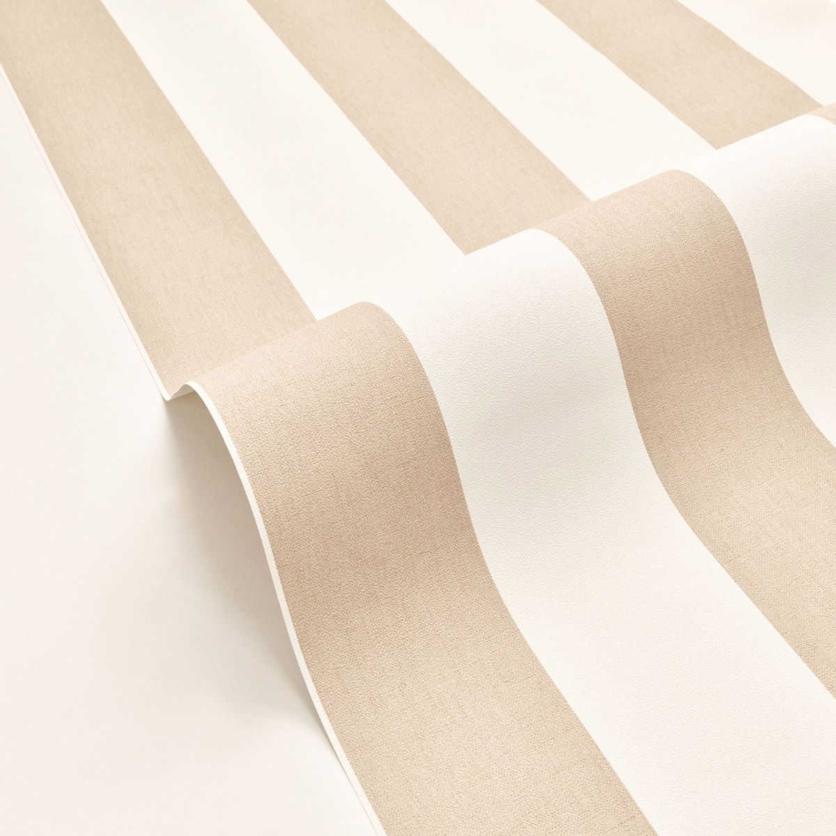 Papier peint Rayures Lin Lines beige - Basics de Casélio | Réf. BAI104041050