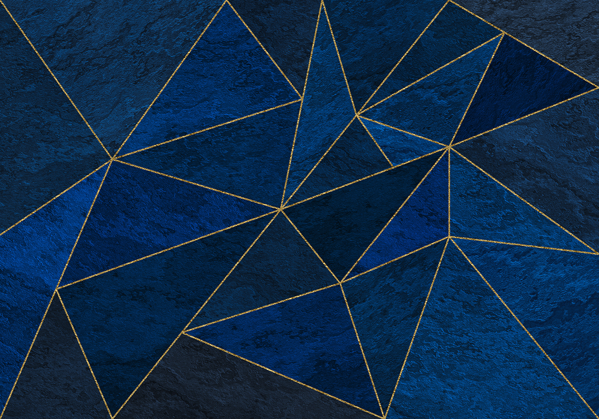 Papier peint panoramique géométrie La Mer - Papier peint Komar Heritage