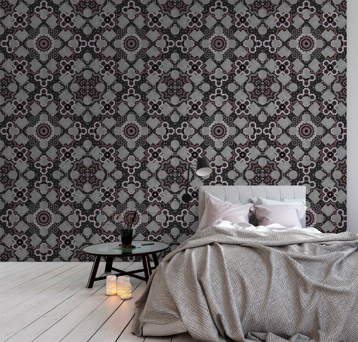 Papier peint panoramique Mosaïque Reed 3 - Référence DD110576 - Intissé 200g/m2 - Standard 400 x 270