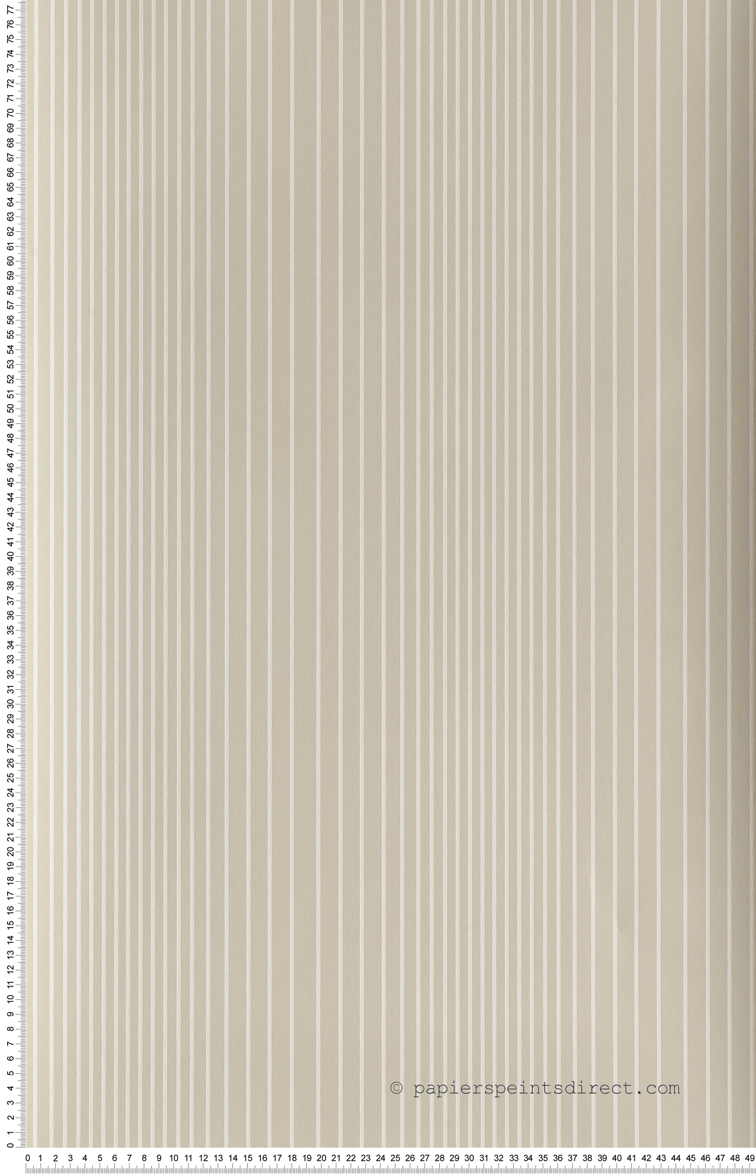 Rayures unies effet 3D coquillage - Painted Papers de Little Greene