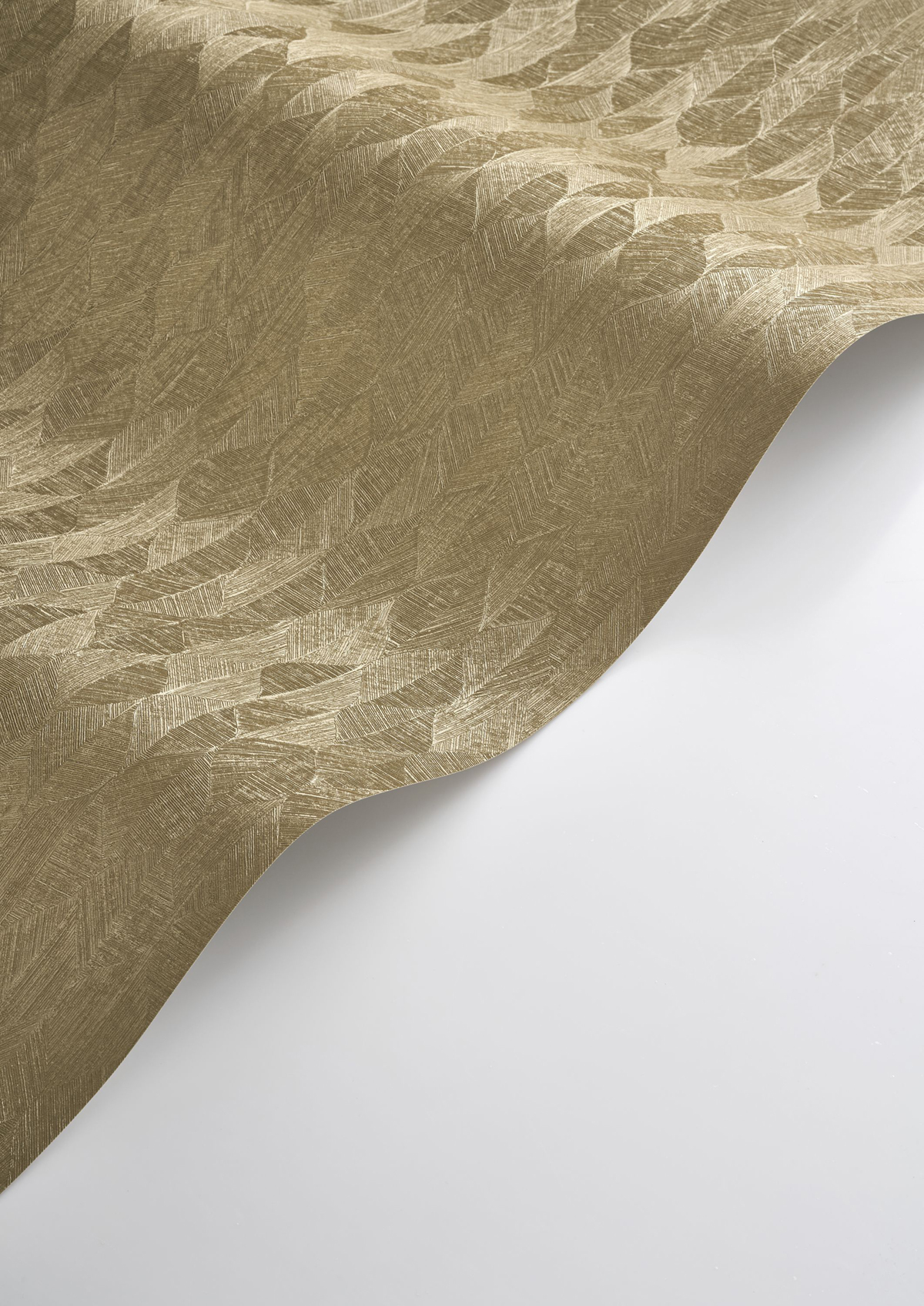 Papier peint Feuille Art Déco Tarrazu doré - Vegetals de Casadéco AMBV| Réf. VEGE201272303