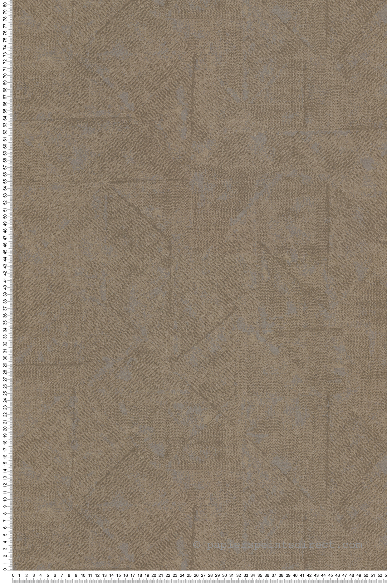 Papier peint ethnique Tribu géométrique marron - Tribeca de Montecolino | Réf. MC-36974-8