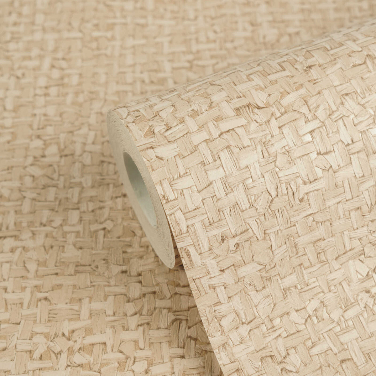 Papier peint Paille Tressée beige doré - Vibes & Styles d'A.S. Création AMB6| Réf. AS-791126
