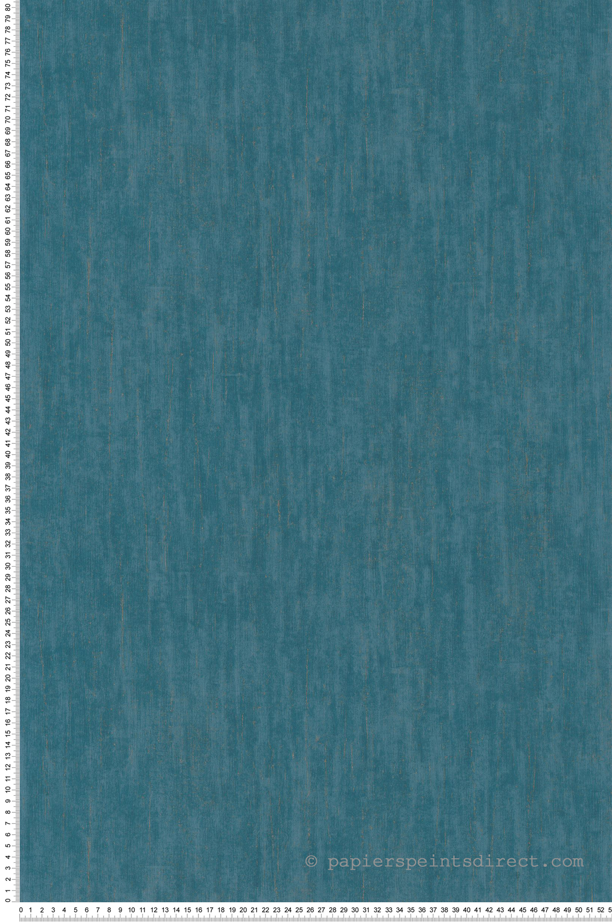 Papier peint faux uni Madera Bleu canard - Cuba de Casadéco | Réf. CBBA84366440