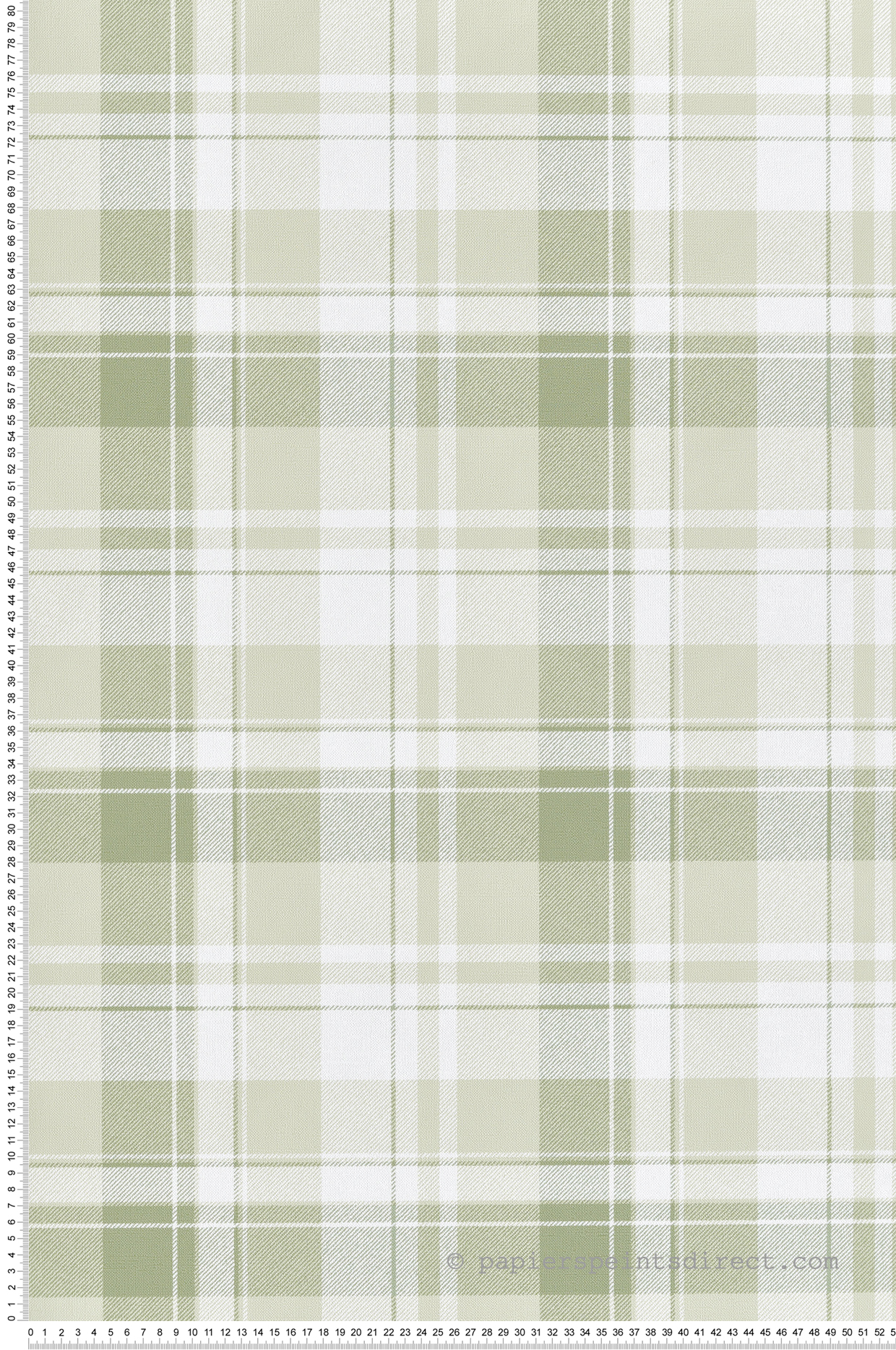 Papier peint Carreaux Tartan vert - Garden Party 2 de Montecolino | Réf. MC-8388