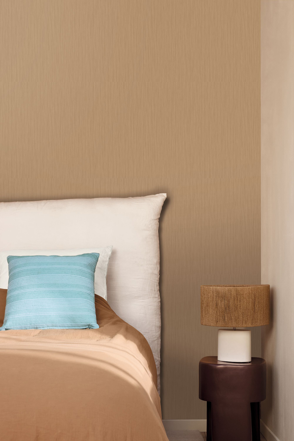 Papier peint Uni Lignosa brun - Woodline de Casélio | Réf. WOD106802112