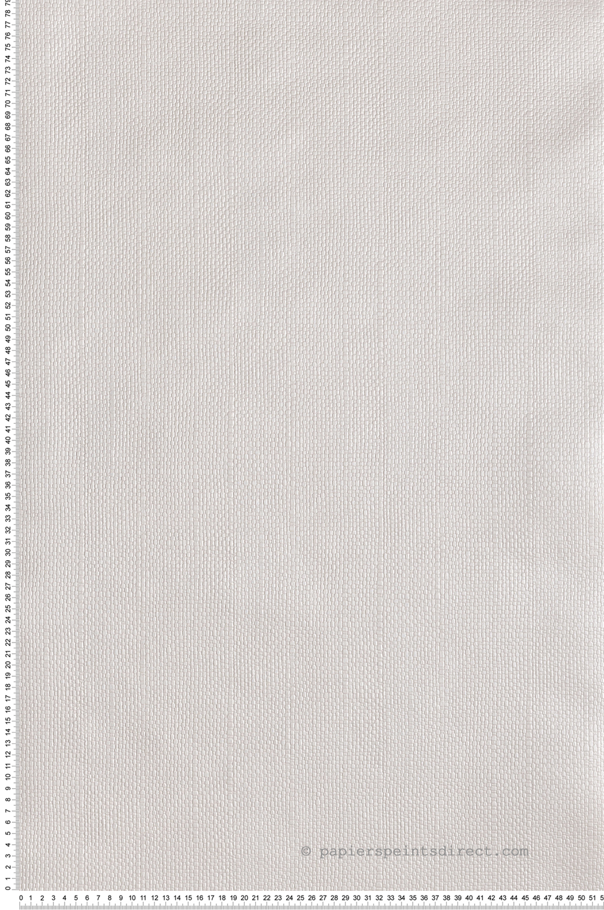 Papier peint Gaufré Serena ivoire irisé - Willow d'Initiales | Réf. INI-70311501