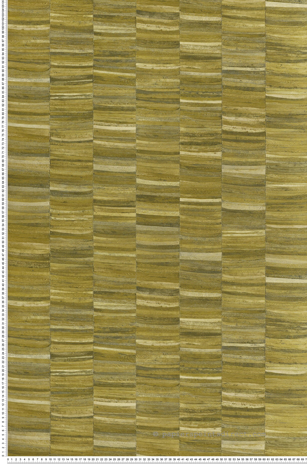 Papier peint Texture Brute Stylosa vert olive - Nature Précieuse de Casamance | Réf. CAS-76501528
