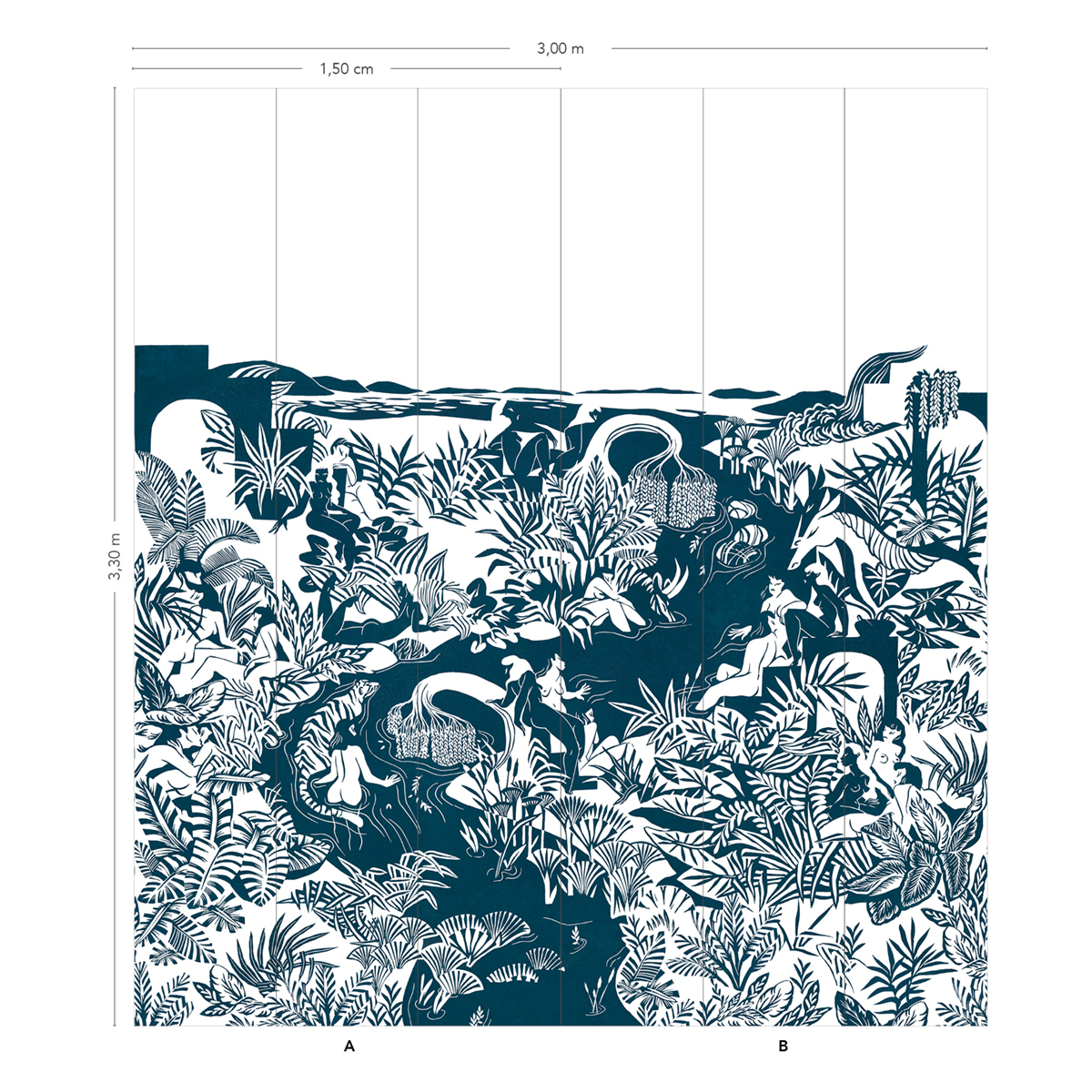 Papier peint panoramique Eternelles Original A+B 1/2/3/4/5/6 - Isidore Leroy