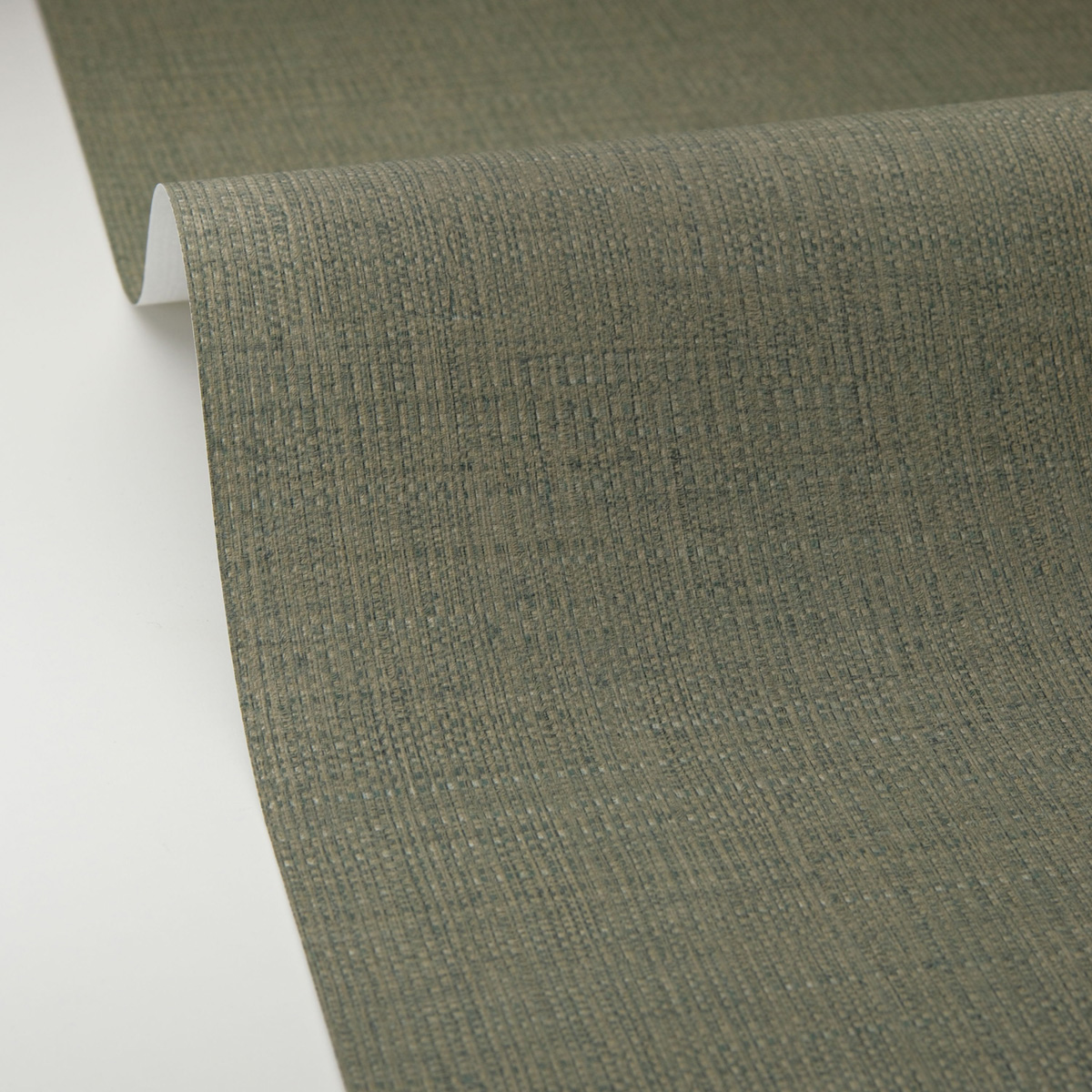 Papier peint Raphia Tissé vert mousse - Symphony de Casélio AMB4| Réf. SYM105977206