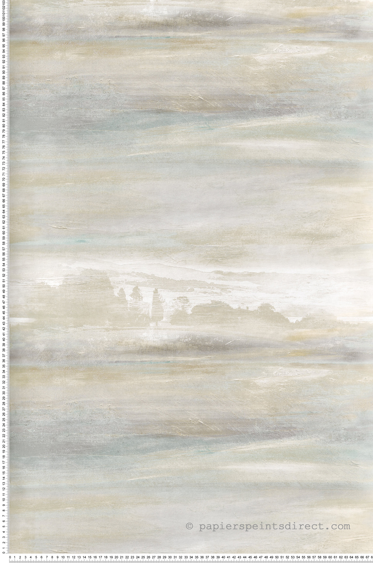 Papier peint adhésif Paysage Brume Texturé beige - Les Adhésifs de Lutèce | Réf. LTC-PSW1098RL