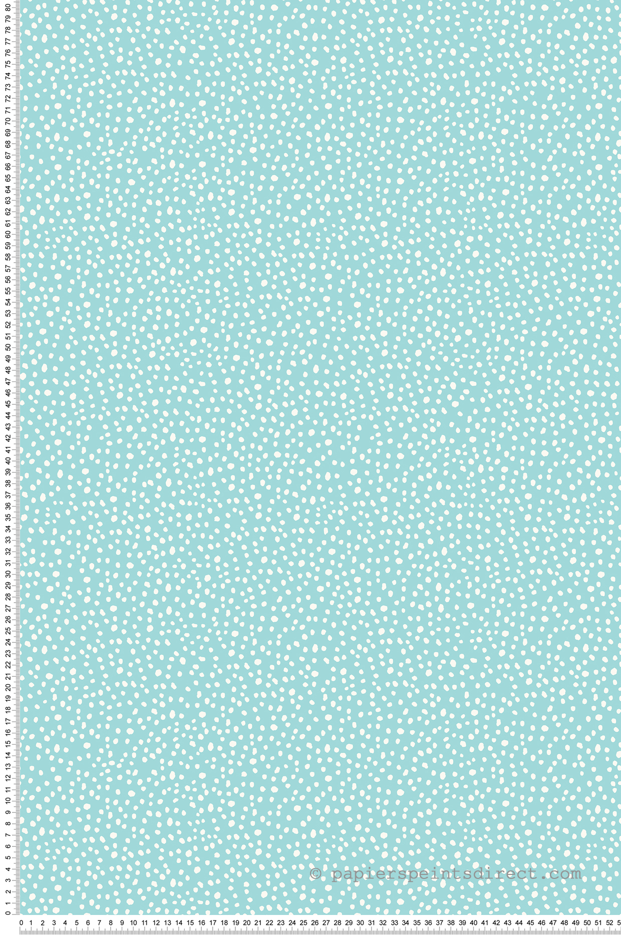 Papier peint Pois Disparate bleu - Imagine de Lutèce | Réf. LTC-DL27580