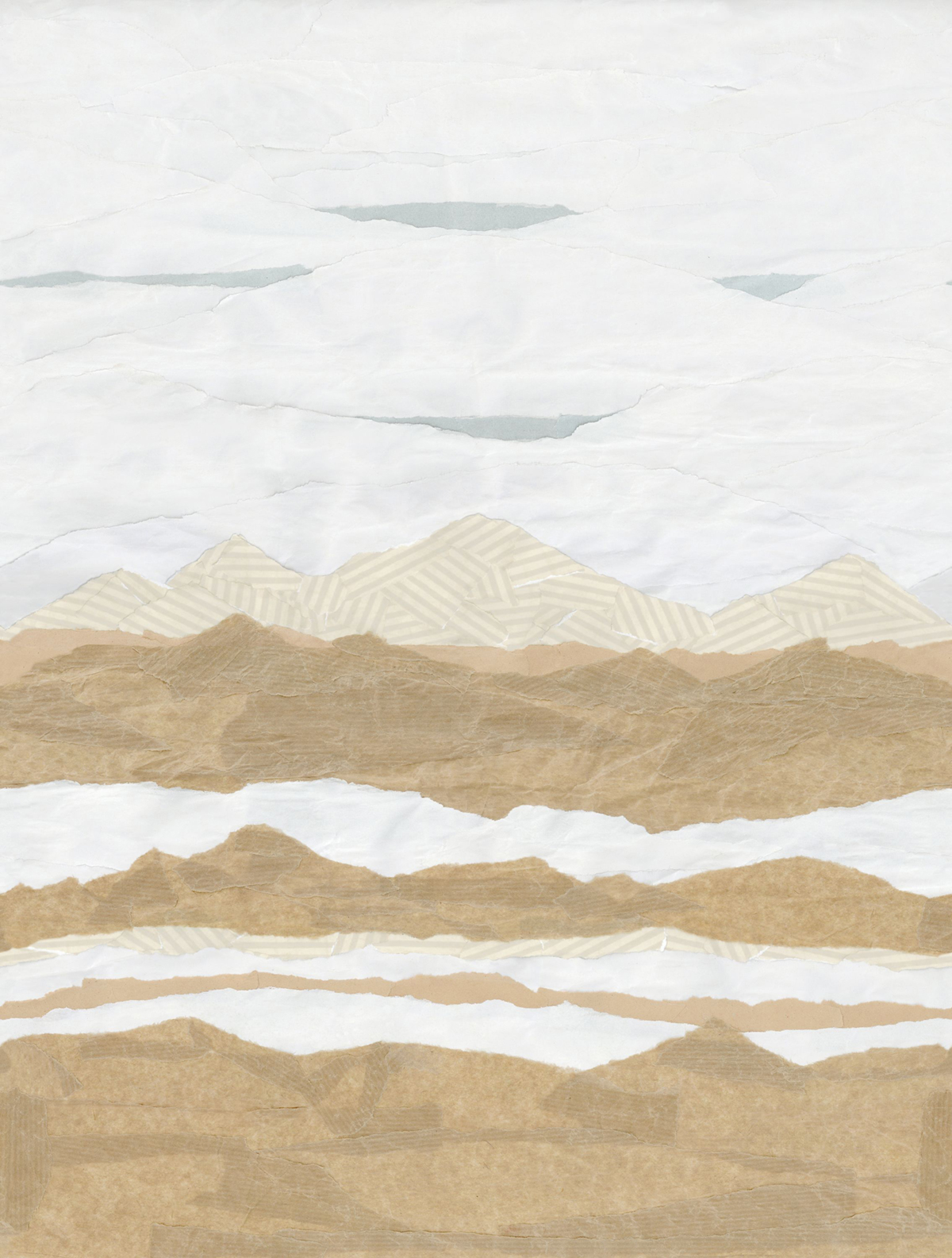 Papier peint panoramique Dune de Papier M beige 212X280 - Papercraft de Casadéco | Réf. PAPC89661303