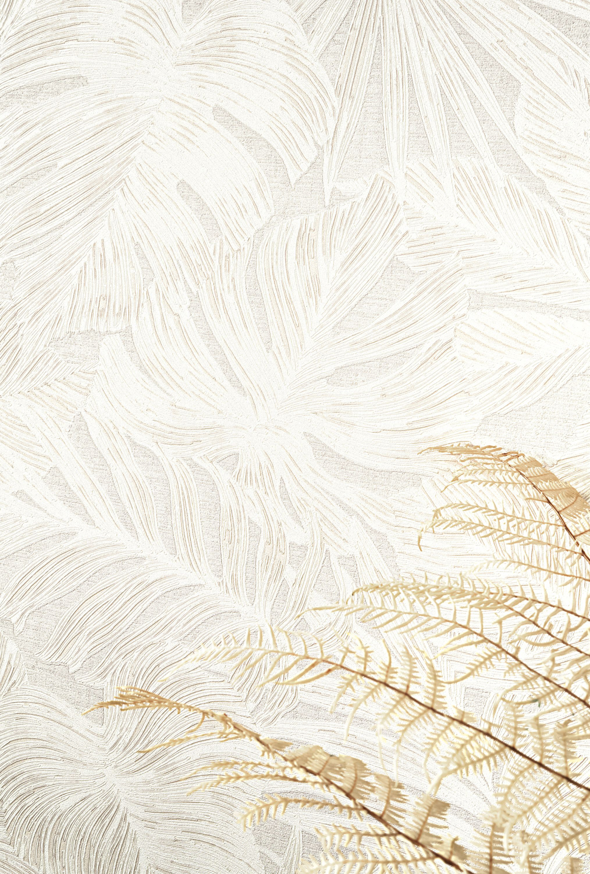 Papier peint Feuilles Granada blanc - Nicaragua de Casadéco AMB2 | Réf. NICA86430292