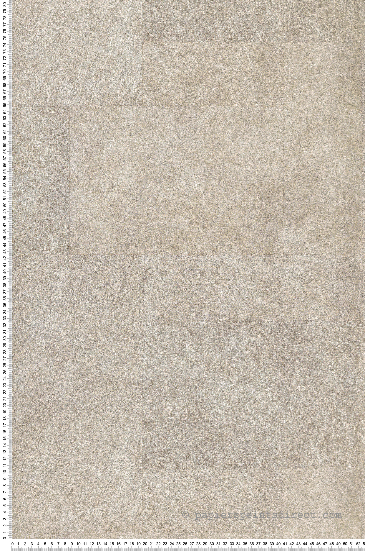 Papier peint Fourrure Géométrique Western beige et écru - Leathers de Casadéco | Réf. LEAT87171104