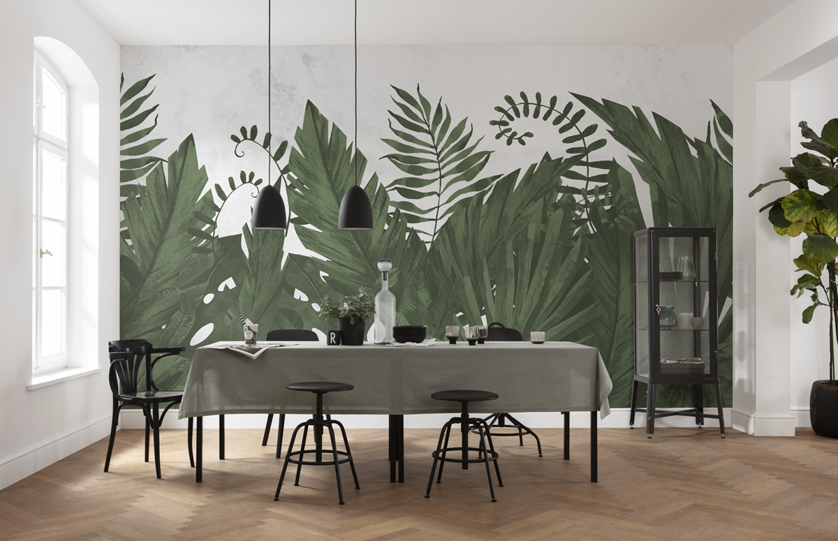 Papier peint panoramique Feuille Botanic Harmony - Papier peint Komar Pure 2