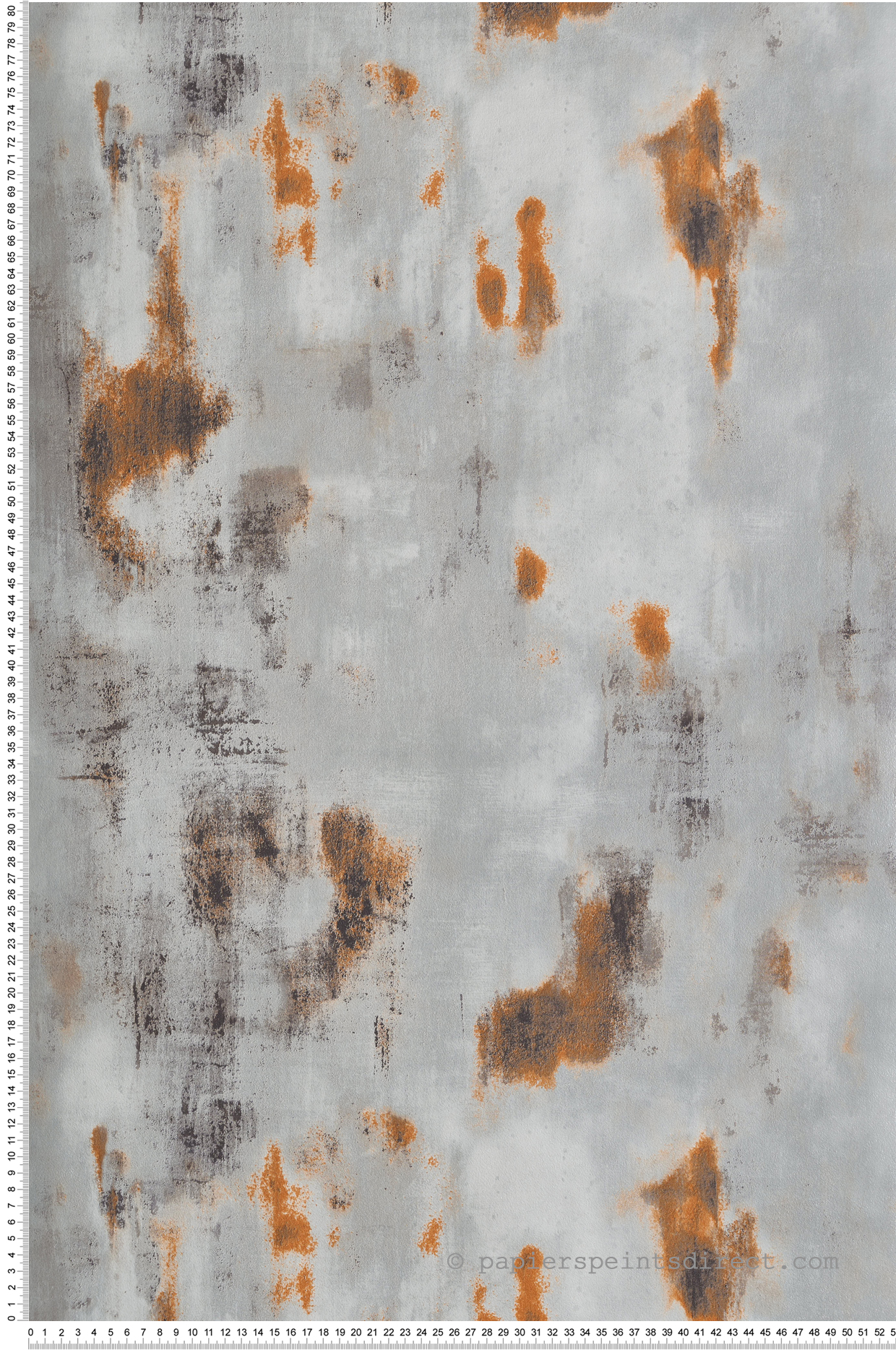 Papier peint Béton Métallisé gris bleuté - Les Aventures de Lutèce | Réf. LTC-11202104