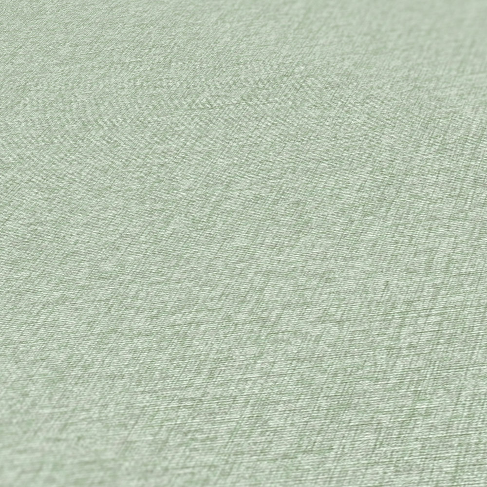 Papier peint Faux Uni Tissu Chiné céladon - Famous Garden d'A.S. Création AMB4 | Réf. AS-393536