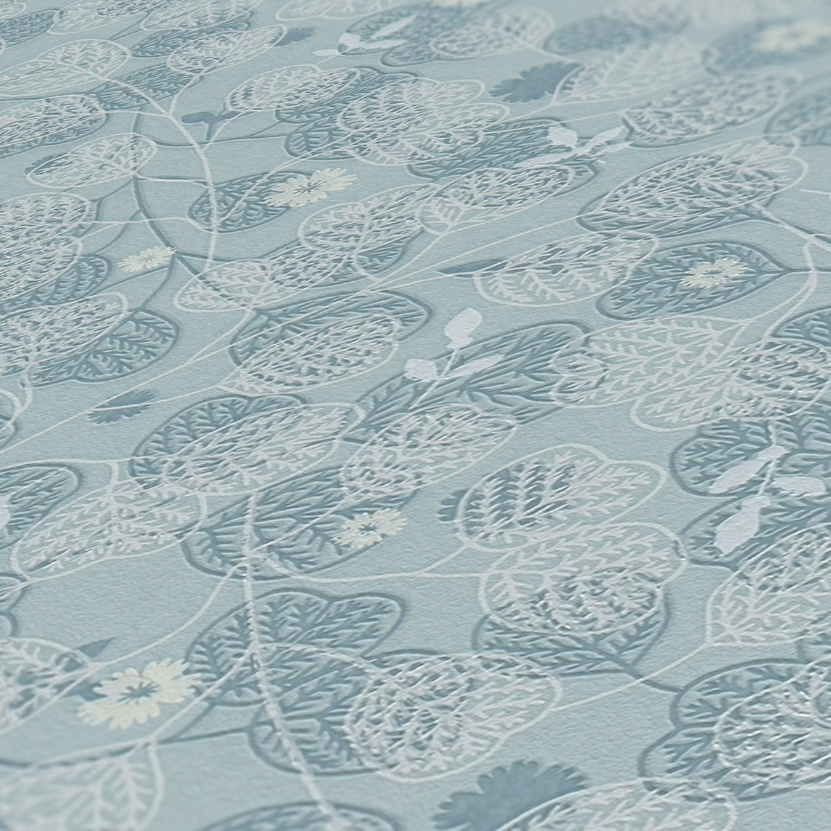 Papier peint Nature Scandinave bleu d'eau - Metropolitan Stories 3 d'A.S. Création AMB5 | Réf. AS-391114