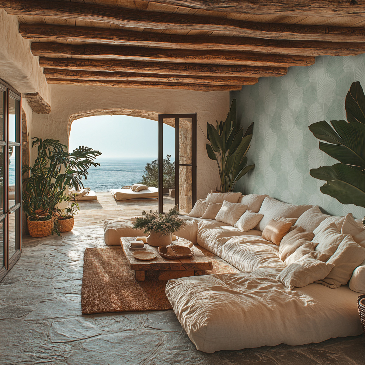 Papier peint Palme Nature céladon - Metropolitan Stories 4 Hot Spots d'A.S. Création AMB1| Réf. AS-786734