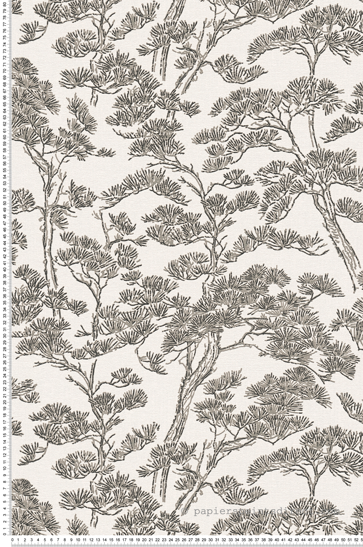 Papier peint Japonais Naturel Pins gris - Vibes & Styles d'A.S. Création | Réf. AS-790015