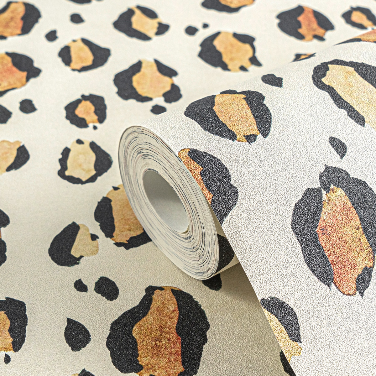 Papier peint Léopard Imprimé blanc cassé - Anna D'Andrea d'A.S. Création AMB4| Réf. AS-782161