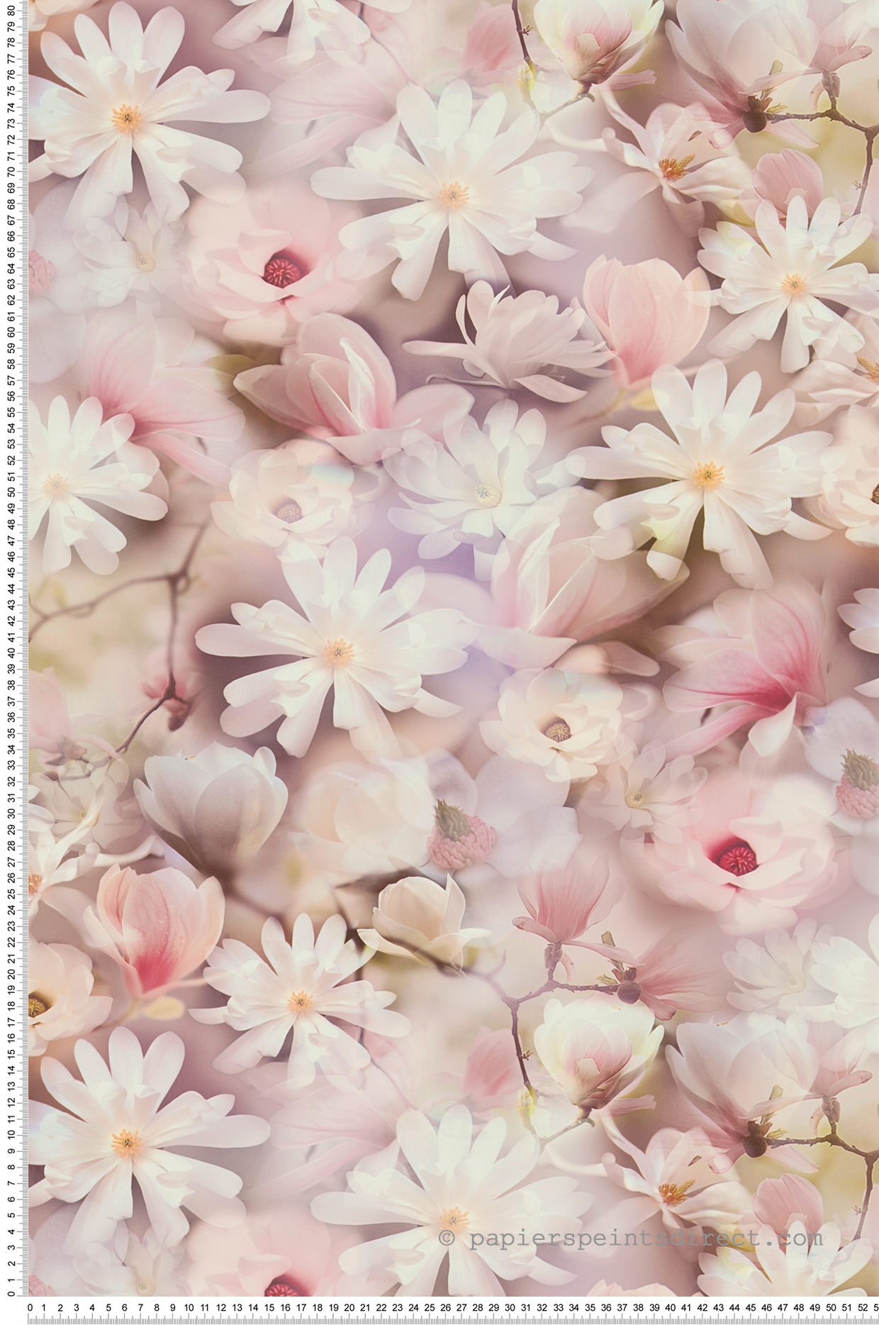 Papier peint Fleurs Finest Blossom rose - Pintwalls d'A.S. Création | Réf. AS-387222